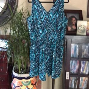 Concepts Turquoise & Blue Shorts Jumper